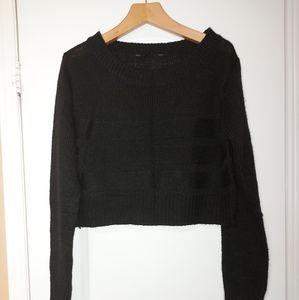 Crop knit sweater